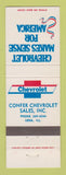 Matchbook Cover - Chevrolet Confer Lena IL
