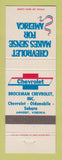 Matchbook Cover - Chevrolet Brockman Oldsmobile Subaru Amherst VA