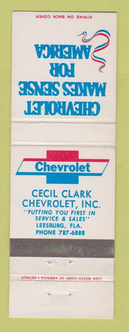 Matchbook Cover - Chevrolet Cecil Clark Leesburg FL