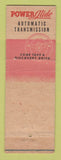 Matchbook Cover - 1952 Chevrolet Gronvold Rugby ND
