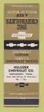 Matchbook Cover - 1962 Chevrolet Hulsizer Montgomery PA