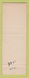 Matchbook Cover - 1962 Chevrolet Hulsizer Montgomery PA