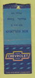 Matchbook Cover - Bob Kollman Chevrolet Hondo TX WEAR BOBTAIL