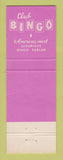 Matchbook Cover - Club Bingo Casino Las Vegas NV