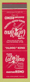 Matchbook Cover - Club Cal Neva Reno NV Casino Indian