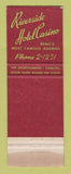 Matchbook Cover - Riverside Hotel Casino Reno NV