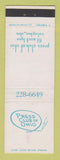 Matchbook Cover - Press Club of Ohio Columbus OH WEAR