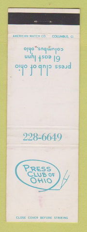 Matchbook Cover - Press Club of Ohio Columbus OH WEAR