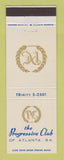 Matchbook Cover - Progressive Club of Atlanta GA