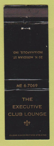 Matchbook Cover - Executive Club Lounge Indianapolis IN
