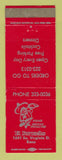 Matchbook Cover - El Borracho Mexican Restaurant Reno NV WEAR