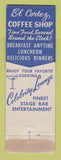 Matchbook Cover - El Cortez Hotel Casino Las Vegas NV CREASE