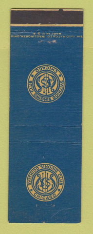 Matchbook Cover - Svithiod Singing Club Chicago IL