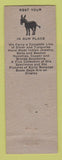 Matchbook Cover - Bucket of Blood Saloon Virginia City NV