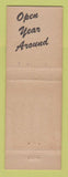 Matchbook Cover - Crystal Bay Club Casino NV WEAR