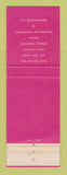 Matchbook Cover - Harvey's Resort Hotel Casino Lake Tahoe NV WEAR