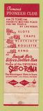 Matchbook Cover - Pioneer Club Casino Las Vegas NV