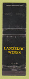 Matchbook Cover - Lanzerac Wines South Africa Golden Orange Hotel WORN
