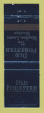 Matchbook Cover - Old Forester Bourbon Whiskey WEAR