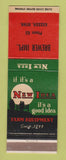 Matchbook Cover - New Idea Tractors Brewer Kasson MN low phone #