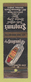 Matchbook Cover - Seagram's London Dry Gin POOR STRIKER