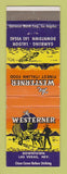 Matchbook Cover - Westerner Hotel Casino Las Vegas NV