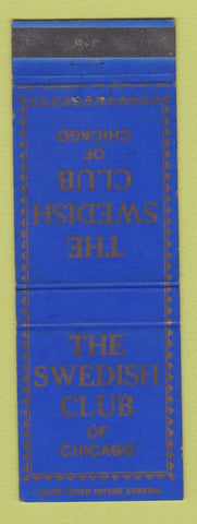 Matchbook Cover - Swedish Club Chicago IL