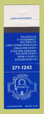 Matchbook Cover - Sound Locksmiths Alarm Systems