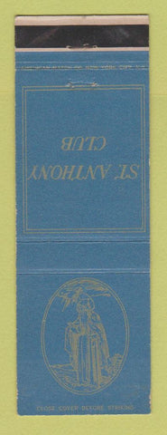 Matchbook Cover - St Anthony Club