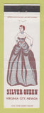 Matchbook Cover - Silver Queen Casino Virginia City NV girlie Full Length