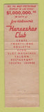 Matchbook Cover - Horseshoe Club Casino Las Vegas NV Joe Brown's