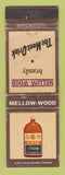 Matchbook Cover - Mellow Wood Brandy Liquor South Africa WORN