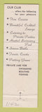 Matchbook Cover - Executive's Club Orlando FL