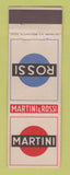 Matchbook Cover - Martini Rossi Liquor Belgium
