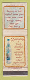 Matchbook Cover - Mainstay Rum South Africa WEAR