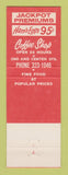 Matchbook Cover - Club Cal Neva Reno NV Casino