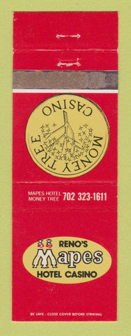 Matchbook Cover - Mapes Hotel Casino Reno NV WEAR