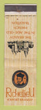 Matchbook Cover - Richelieu Brandy Liquor South Africa WORN