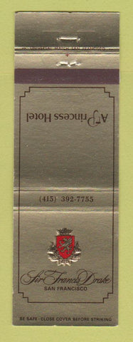 Matchbook Cover - Sir Francis Drake Hotel San Francisco CA