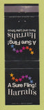 Matchbook Cover - Harrah's CAsino Reno Lake Tahoe NV