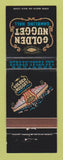 Matchbook Cover - Golden Nugget Casino Las Vegas NV