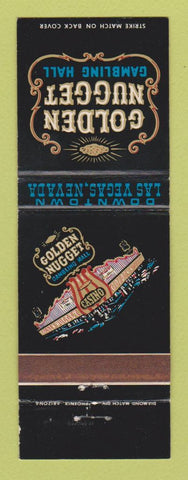 Matchbook Cover - Golden Nugget Casino Las Vegas NV