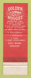 Matchbook Cover - Golden Nugget Casino Las Vegas NV