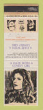 Matchbook Cover - Pan Am New Zealand Movies Date With a Lonely Girl WORN