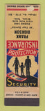 Matchbook Cover - Frank Dickson Insurance Orson TN SAMPLE POOR