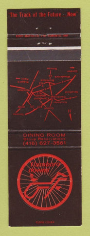 Matchbook Cover - Flamboro Downs Horse Racing Cambridge ON