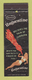 Matchbook Cover - Unguentine For Sunburn Relief Norwich girlie Full Length