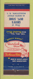 Matchbook Cover - Sundial Shoes Green's Department Store Middletown NY