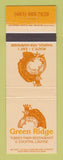Matchbook Cover - Green Ridge Turkey Farm Restaurant Nashua NH
