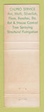 Matchbook Cover - Calpro Pest Control Pasadena CA